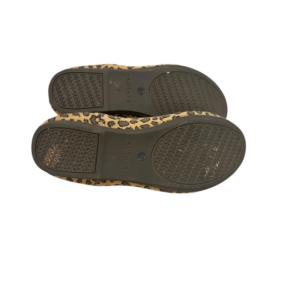 ROTHY'S "The Loafer" Mocha Spot Leopard PrintLoafers kids K2 - Picture 6 of 6